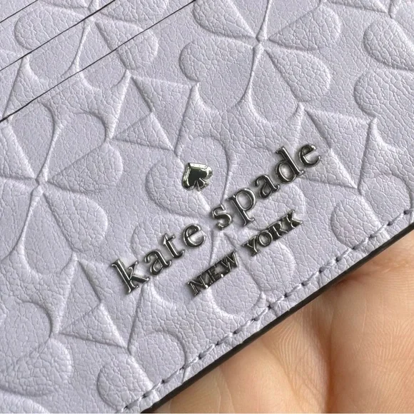 Kate Spade Hollie Spade Clover Geo Small Slim Card Holder - Picture 4 of 7